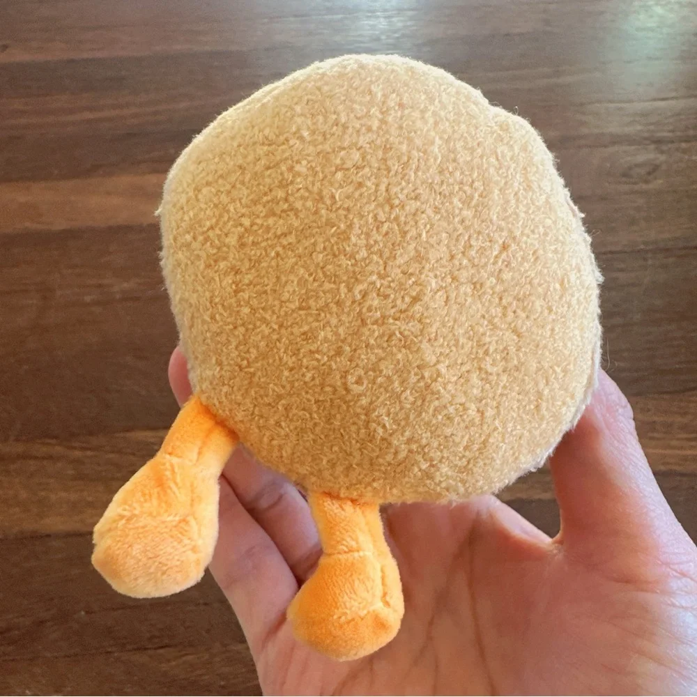 Cute Pancake Plush Keychain Kawaii Food Charm Soft Stacked Pancakes New
